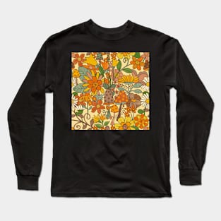 Toadstools and flowers Long Sleeve T-Shirt